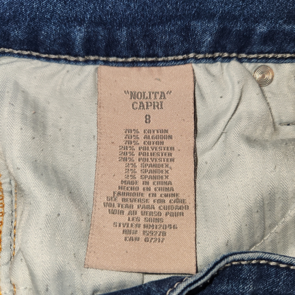 Hydraulic Womens Jeans Size 8 Blue Capri Curvy "Nolita" - Picture 7 of 7